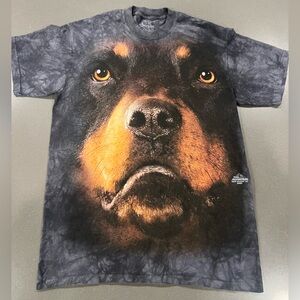 The Mountain Black and Brown Dog Face T-Shirt